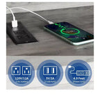 Meuble TV de ferme à LED pour téléviseur de 75 pouces, centre de divertissement avec portes en verre et prises de courant, meuble console média pour salon, gris