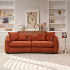 Christopher Knight Home Rylor Canapé 3 places moderne 87 en velours et bois