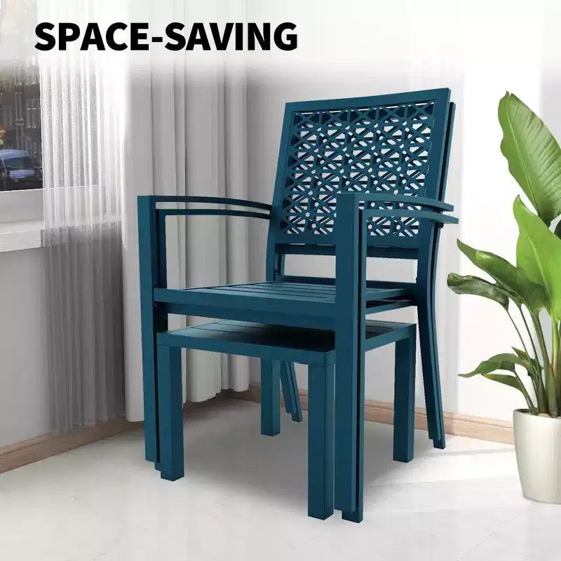 Ensemble de bistro 3 pièces pour patio, mobilier de jardin avec table basse, salon de conversation pour balcon d'appartement, arrière-cour, porche