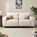 65 inch living room sofa, 2-seater sofa with wide armrests and deep seats, comfortable sofa, sofa with detachable and washable lid