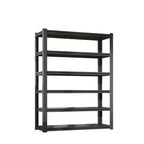 Étagères de rangement métalliques robustes VIYET 82H à 6 niveaux – 1088 kg au total, 122 x 46 cm réglables, pour garage/cuisine/salle de sport/entrepôt
