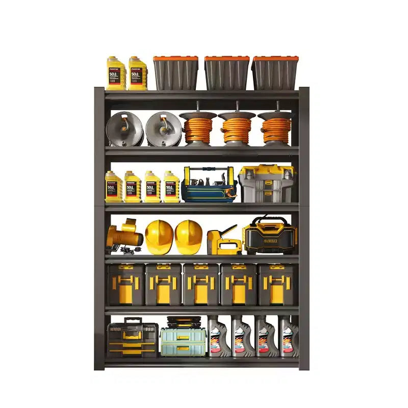 Étagères de rangement métalliques robustes VIYET 82H à 6 niveaux – 1088 kg au total, 122 x 46 cm réglables, pour garage/cuisine/salle de sport/entrepôt