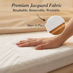 Dyonery Matelas de Canapé Convertible 4 Pouces, Remplacement de Matelas en Mousse à Mémoire de Forme Refroidissante pour Canapé-Lit, Certifié CertiPUR-US