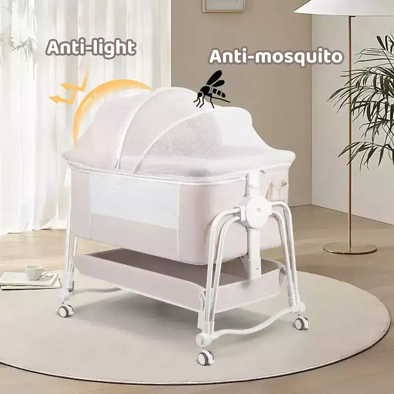 Literie de lit de chevet mobile pour nouveau-nés, grand lit épissé, cododo pour la mère et le bébé, soins de nuit, anti-chute, multifonctionnel