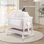Literie de lit de chevet mobile pour nouveau-nés, grand lit épissé, cododo pour la mère et le bébé, soins de nuit, anti-chute, multifonctionnel