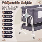 Literie de lit de chevet mobile pour nouveau-nés, grand lit épissé, cododo pour la mère et le bébé, soins de nuit, anti-chute, multifonctionnel