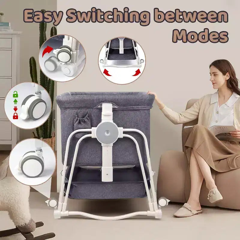 Literie de lit de chevet mobile pour nouveau-nés, grand lit épissé, cododo pour la mère et le bébé, soins de nuit, anti-chute, multifonctionnel