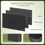 Commode Acekool à 18 tiroirs avec station de charge, commode de rangement extra large en tissu, meuble TV pour chambre, salon, entrée