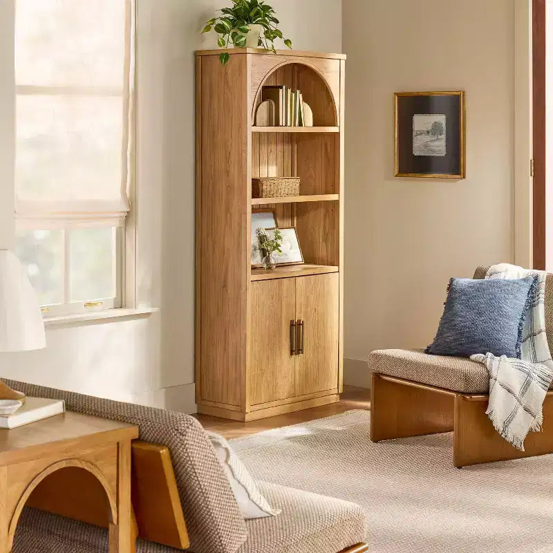Étagère arche avec portes - Hearth & Hand avec Magnolia