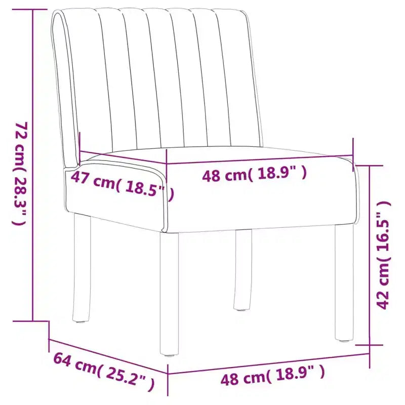 vidaXL Chaise longue velours gris foncé