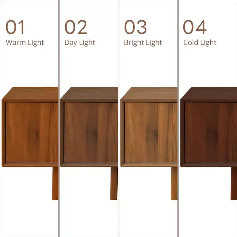 JVNOXK Meuble TV moderne de 78 pouces avec portes en verre intégrées, 2 tiroirs, pour téléviseurs jusqu'à 80 pouces, pieds en bois massif - Noyer