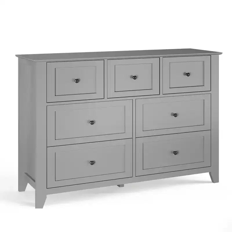 Lot de 2 commodes de chambre, commode de rangement à 7 tiroirs, armoire de rangement en bois pour salon, rangement de placard, entrée, couloir