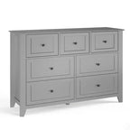 Lot de 2 commodes de chambre, commode de rangement à 7 tiroirs, armoire de rangement en bois pour salon, rangement de placard, entrée, couloir