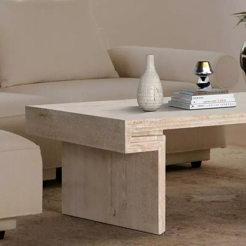 Console industrielle vintage pour salon, table de canapé rectangulaire en bois avec finition en bois vieilli