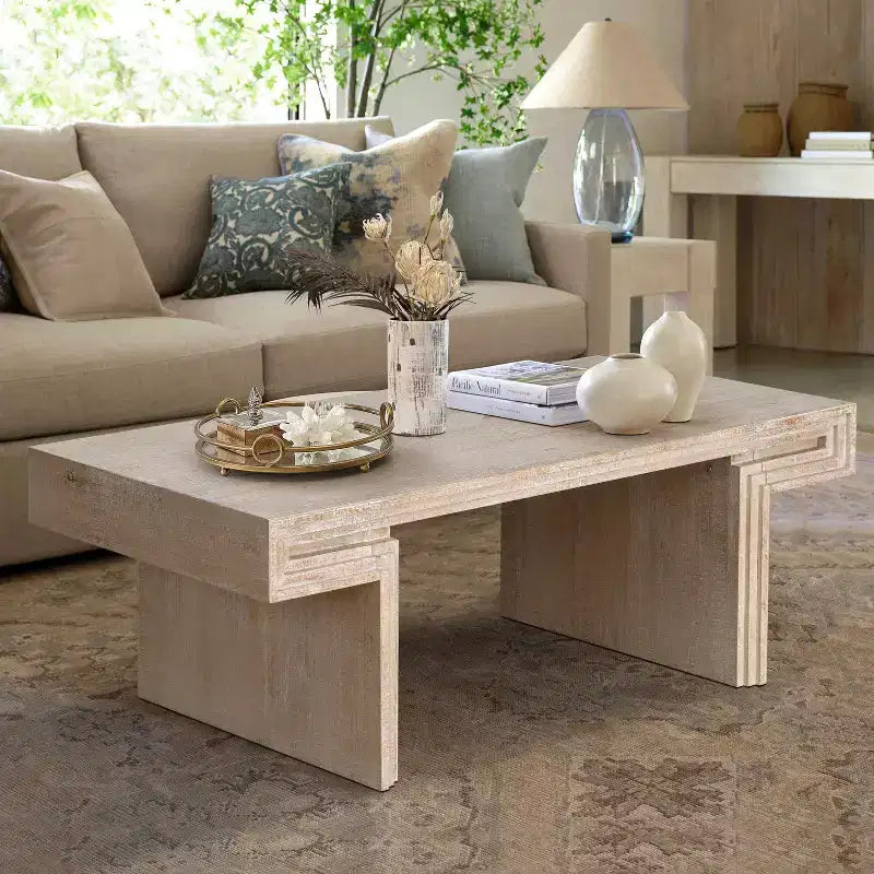 Console industrielle vintage pour salon, table de canapé rectangulaire en bois avec finition en bois vieilli