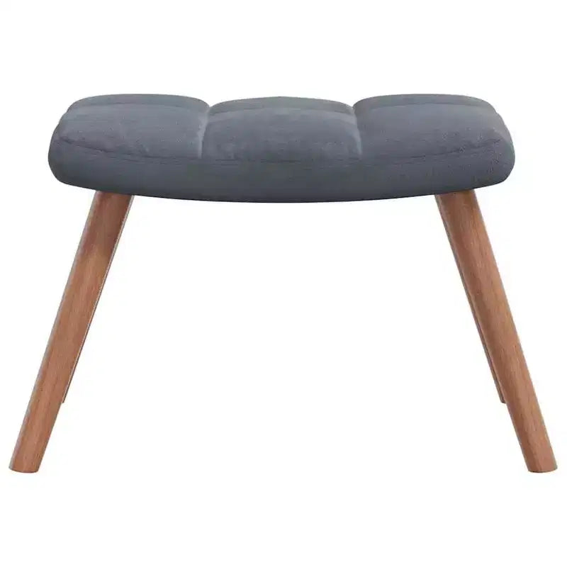 vidaXL Fauteuil de relaxation gris foncé