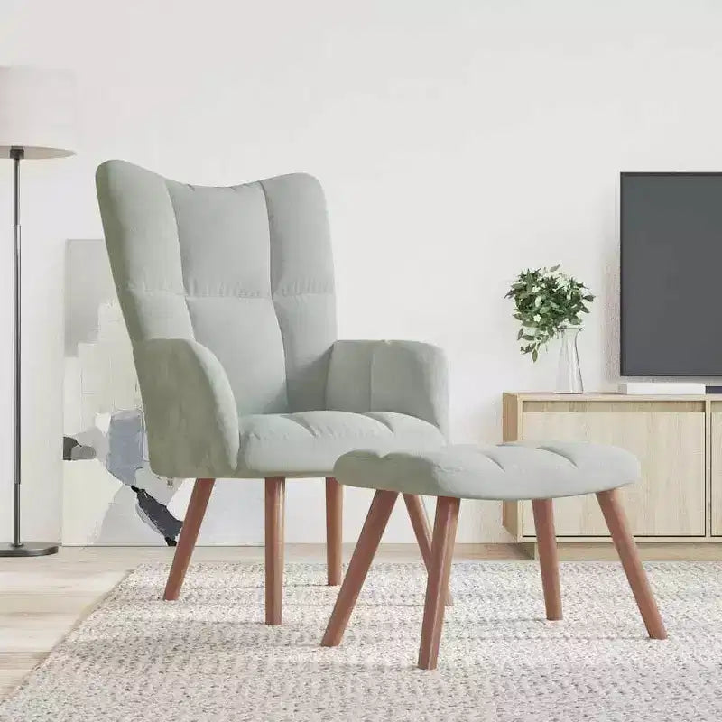 vidaXL Fauteuil de relaxation gris foncé