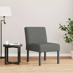 vidaXL Chaise sans accoudoirs crème Polyester Chaise sans accoudoirs robuste