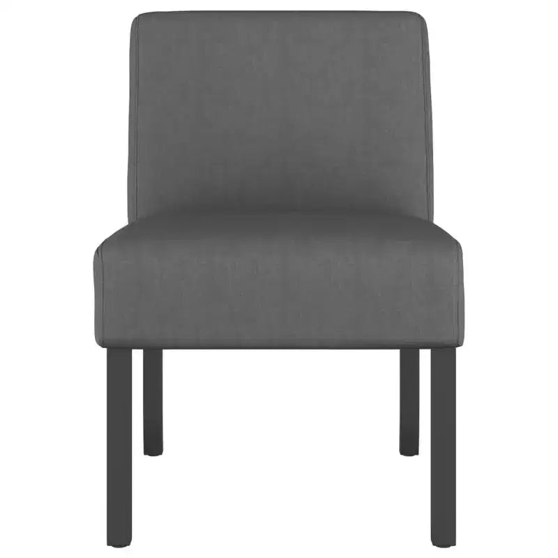 vidaXL Chaise sans accoudoirs crème Polyester Chaise sans accoudoirs robuste