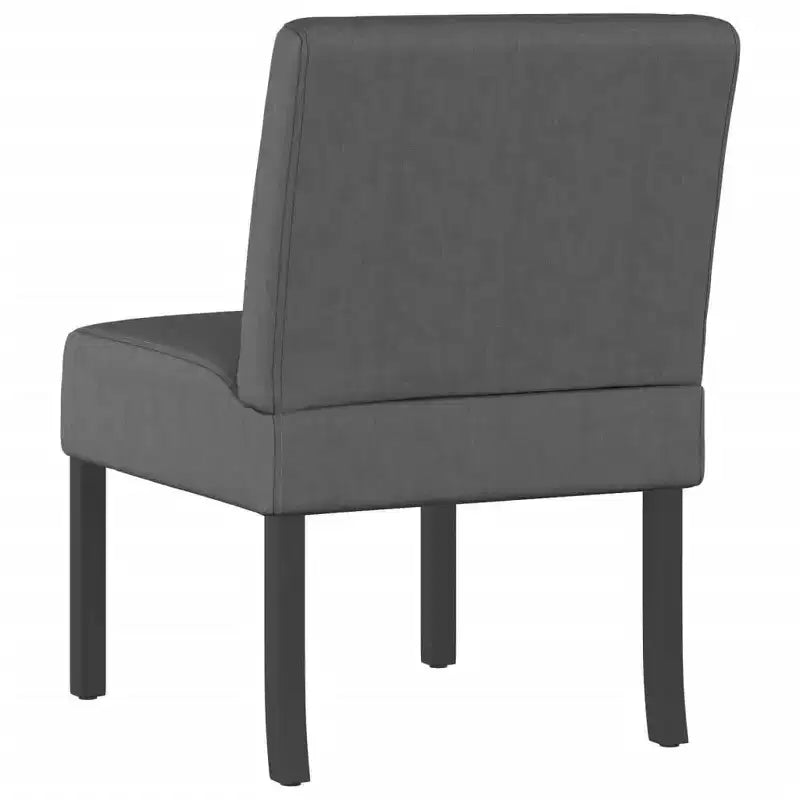 vidaXL Chaise sans accoudoirs crème Polyester Chaise sans accoudoirs robuste