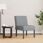 vidaXL Chaise sans accoudoirs crème Polyester Chaise sans accoudoirs robuste