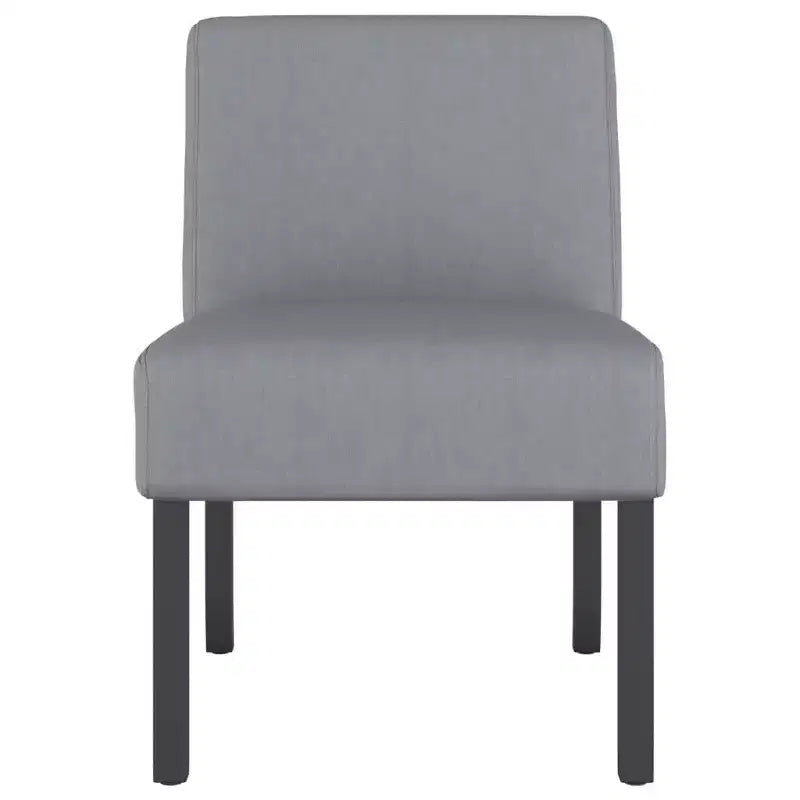vidaXL Chaise sans accoudoirs crème Polyester Chaise sans accoudoirs robuste