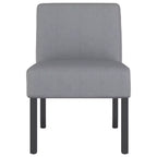 vidaXL Chaise sans accoudoirs crème Polyester Chaise sans accoudoirs robuste