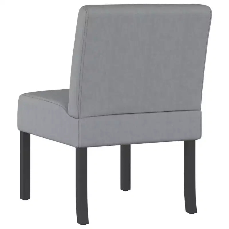 vidaXL Chaise sans accoudoirs crème Polyester Chaise sans accoudoirs robuste