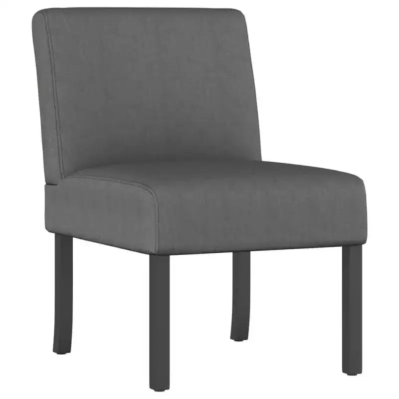 vidaXL Chaise sans accoudoirs crème Polyester Chaise sans accoudoirs robuste