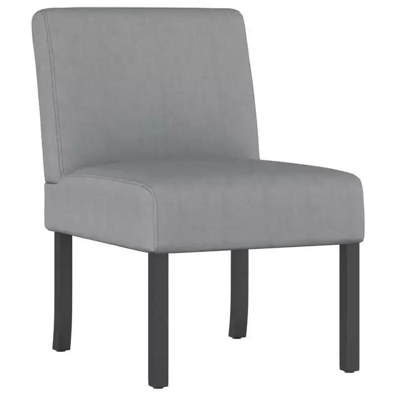 vidaXL Chaise sans accoudoirs crème Polyester Chaise sans accoudoirs robuste