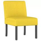 vidaXL Chaise sans accoudoirs crème Polyester Chaise sans accoudoirs robuste