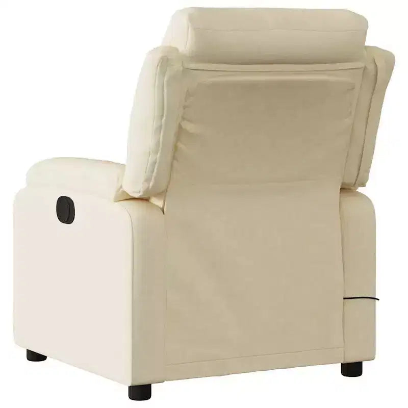 vidaXL Fauteuil de massage inclinable Tissu gris clair