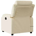 vidaXL Fauteuil de massage inclinable Tissu gris clair