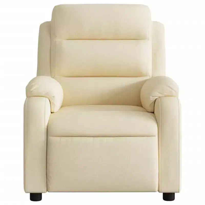 vidaXL Fauteuil de massage inclinable Tissu gris clair