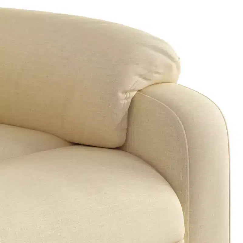 vidaXL Fauteuil de massage inclinable Tissu gris clair