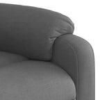 vidaXL Fauteuil de massage inclinable Tissu gris clair