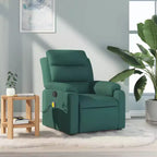 vidaXL Fauteuil de massage inclinable Tissu gris clair