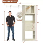 Système de rangement Besiost 20-60 avec porte d'armoire Visualize et tiroirs en bois