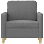 vidaXL Chaise de salon Fauteuil d'appoint rembourré avec accoudoirs en tissu