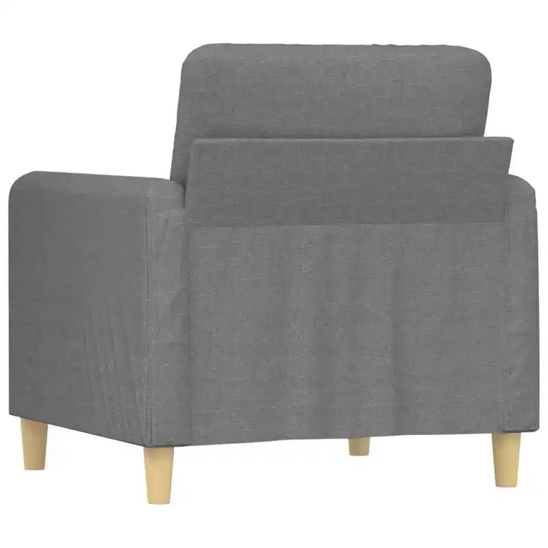 vidaXL Chaise de salon Fauteuil d'appoint rembourré avec accoudoirs en tissu