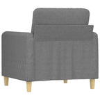 vidaXL Chaise de salon Fauteuil d'appoint rembourré avec accoudoirs en tissu