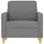 vidaXL Chaise de salon Fauteuil d'appoint rembourré avec accoudoirs en tissu