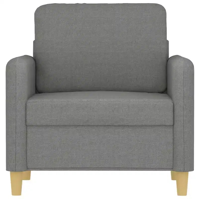 vidaXL Chaise de salon Fauteuil d'appoint rembourré avec accoudoirs en tissu