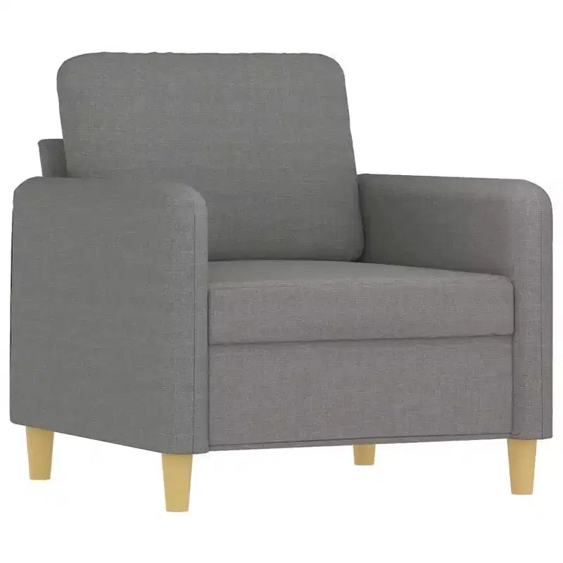 vidaXL Chaise de salon Fauteuil d'appoint rembourré avec accoudoirs en tissu
