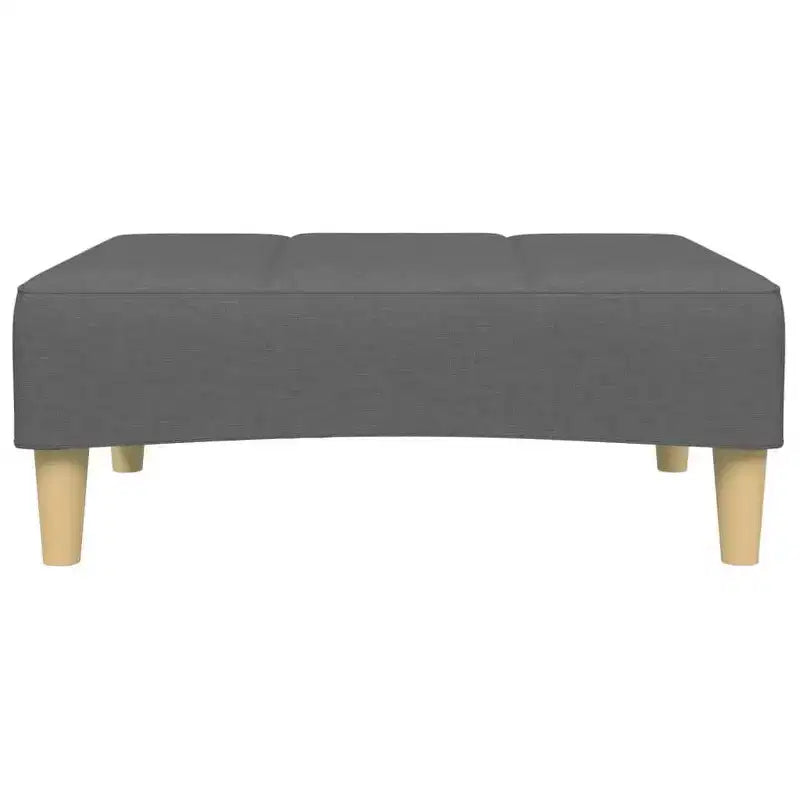 vidaXL Canapé-lit 2 places avec repose-pieds Meubles Maison Salon Tissu