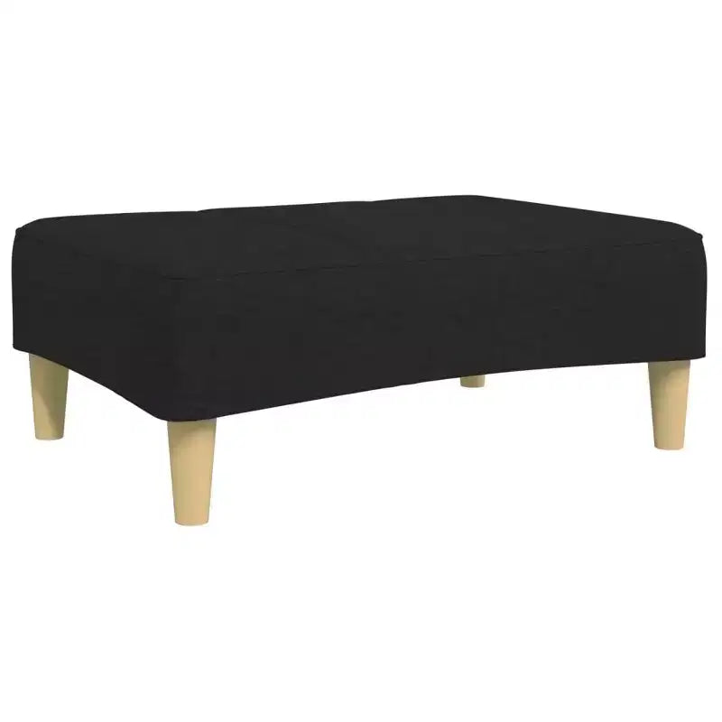 vidaXL Canapé-lit 2 places avec repose-pieds Meubles Maison Salon Tissu