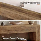 Tribesigns Console 70.9 pour Entrée, Table de Canapé Étroite en Bois Derrière le Canapé, pour Salon, Entrée, Foyer, Marron Rustique