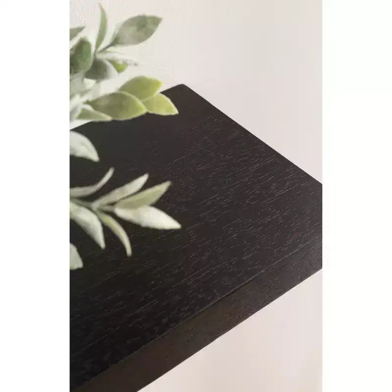 Ensemble de 2 étagères murales flottantes Hatley de Kate and Laurel, noires, 61 cm