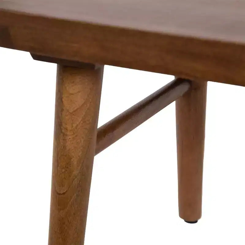 Table basse ovale en bois Kate et Laurel Conan, 38x20x17, marron noyer