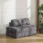 Acekool Canapé-Lit Pliable 3-en-1 avec Oreiller, Chaise Convertible pour Salon, Chambre à Coucher ou Bureau à Domicile, 79x52x8